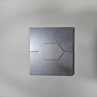 Palette de maquillage vide triple pliante en argent de qualité supérieure pour le remplissage de fards à paupières et de poudres de blush