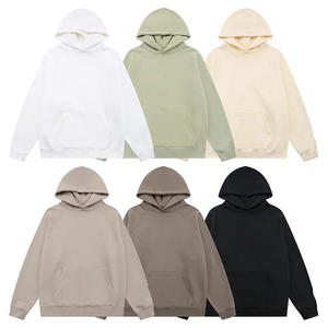 เสื้อฮู้ดดี้แบบสวมหัวผู้ชายสั่งทำขายส่ง ทรงปกติ ไม่มีลาย แบบยูนิเซ็กส์ ไซส์ใหญ่ ผ้าฟลีซ สตรีทแวร์ เสื้อฮู้ดดี้และเสื้อสเวตเชิ้ต - Product Image 2