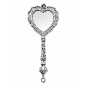 Wholesale Vintage Hand <b>Mirror</b> Ornate Gold <b>Vanity</b> <b>Mirror</b> Luxury Embossed Metal Handheld Cosmetic <b>Mirror</b> for <b>Dressing</b> <b>Table</b> Makeup - Product Image 4