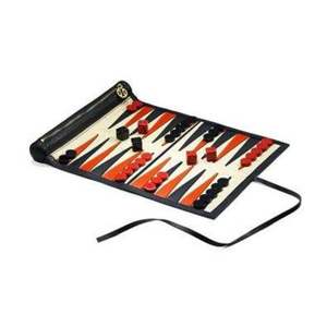Bespoke Eco-Friendly Durable Foldable Leather <b>Backgammon</b> Game <b>Set</b> with Artisan Touch and Distinctive Vintage-Inspired Design - Product Image 3
