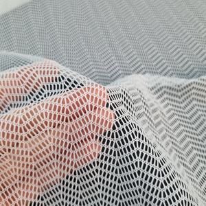 Tela de encaje elástica transpirable de malla Chevron, 147 cm, color personalizado, nailon, spandex, tejido de punto por urdimbre, para bodas, textiles del hogar, lencería - Product Image 2