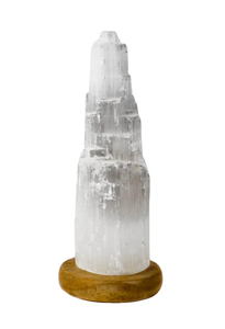 Lámpara de Sal Blanca del Himalaya de Fabricante OEM, 100% Natural, Tallada a Mano, con Estilo Romántico - Product Image 2