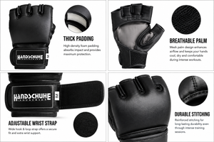 Gants de boxe OEM Puffy MMA pour entraînement, sparring, grappling, Muay Thai, kickboxing, avec sangle de poignet réglable, pour sac de frappe lourd, 7oz - Product Image 3