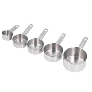 New Style 4 Stainless Steel Pieces <b>Measuring</b> <b>Cups</b> <b>Set</b> at Wholesale Quality Prices Customized Logo Print Different Size <b>Cups</b> <b>Set</b> - Product Image 5