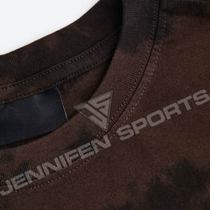 Camiseta Informal Personalizada de Alta Calidad, Manga Corta, Tie-Dye, Corte Regular, 100% Algodón, Unisex, con Estampado Gráfico para Hombre - Product Image 3