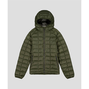 Winter Quilted Cotton Puffer <b>Jacket</b> Custom Logo Zipper Printed Front Warm Heated Outdoor Fashion Coat Nylon - Product Image 4