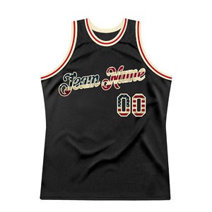 Maillots de basketball sans manches 100 % polyester personnalisés OEM, uniformes d'équipe professionnels, vêtements de sport sublimés écologiques, vente en gros - Product Image 1