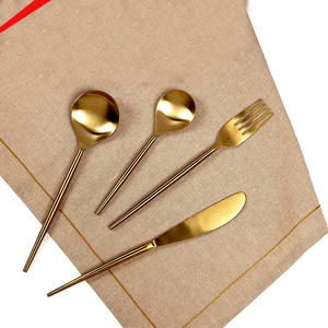 Nouvel ensemble de couverts en acier inoxydable, idéal pour offrir en cadeau et pour la collection de vaisselle personnelle dans les cuisines modernes et élégantes. - Product Image 5