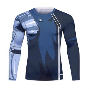 Maillot de compression professionnel pour entraînement sportif, avec logo personnalisé, fabricant de vêtements de sport haut de gamme - Product Image 4