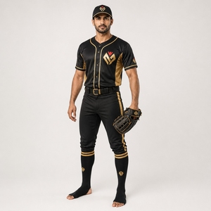 Uniforme de Béisbol, Ropa Deportiva Profesional, Material Transpirable de Secado Rápido, Construcción Cómoda, Ligera y de Alto Rendimiento - Product Image 1