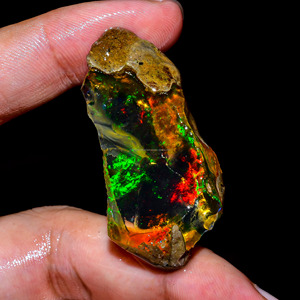 Incroyable qualité supérieure 100% naturel Welo feu éthiopien opale huile brute pierre précieuse en vrac pour la fabrication de bijoux opale huileuse - Product Image 1