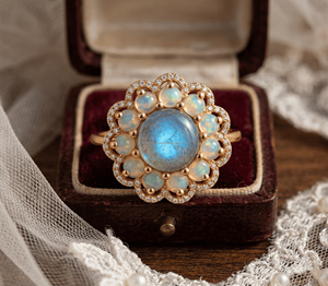 Luxury 925 <b>Silver</b> <b>Emerald</b> and Moissanite Victorian Style Green Gemstone Fine Moissanite Jewelry Engagement <b>Ring</b> - Product Image 1
