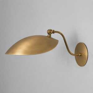Modern Brass <b>Wall</b> <b>Sconce</b> Round Shape Indoor <b>Lighting</b> Fixture for Bedroom Home Decor Durable Design - Product Image 2