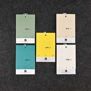 Étiquettes suspendues en papier gris pour vêtements, haute qualité, fournisseur direct du fabricant - Product Image 5