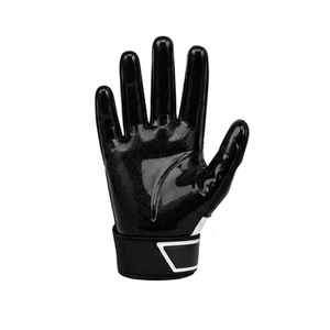 Venta Directa de Fábrica, Guantes de Fútbol Americano Personalizados para Jóvenes y Adultos, Logotipo Personalizado, Palma de Silicona, Diseño Duradero - Guantes de Receptor para Hombre - Product Image 4
