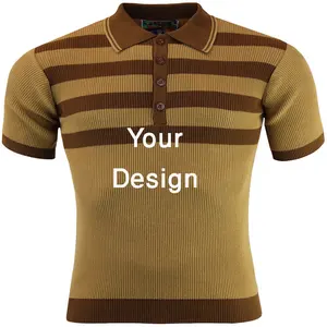 เสื้อยืดโปโลสำหรับผู้ชายผ้าฝ้ายลายปัก100% ลายและดีไซน์ทันสมัยโลโก้ออกแบบได้ตามต้องการจากผู้จำหน่าย