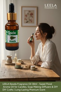 น้ำมันหอมระเหยคุณภาพพรีเมียม Kewda – กลิ่นหอมดอกไม้แปลกใหม่สำหรับเทียน สบู่ น้ำหอม และน้ำหอมปรับอากาศในบ้าน - Product Image 4