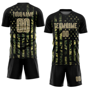 Ensemble d'uniformes de football personnalisables 100% polyester à manches courtes, séchage rapide, tailles adultes unisexes - Product Image 1