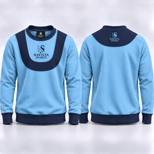 <b>Crewneck</b> Sweatshirt Hoodie 100% Cotton Fleece Heavyweight Regular Fit for Men Women Wholesale with Rhinestone Design Panel Work - Product Image 4
