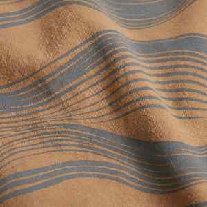 T-shirt unisexe NEXTEX Wave Line, gris camel, jersey de coton doux, col rond, t-shirt décontracté - Product Image 6