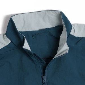 Cortavientos Vintage de Alta Calidad con Cremallera, Transpirable, para Primavera/Verano, Diseño Colorblock, Casual, para Exteriores, Venta al Por Mayor OEM Personalizada - Product Image 3