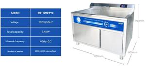 Lave-vaisselle ultrasonique industriel 135L, machine de nettoyage intelligente pour cuisine commerciale - Product Image 5