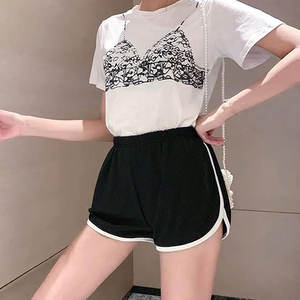 Lot de 4 shorts de yoga et de danse en coton pour femmes, respirants, pour le cyclisme, la randonnée, la course à pied et les entraînements d'été - Product Image 4