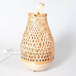 Stacking design bamboo <b>lamps</b> <b>wireless</b> table <b>lamp</b> accent desk light cheapest price home decor - Product Image 6