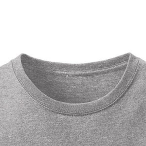T-shirt Heather Gray AKA Color Block avec lettres grecques pour femme, en coton, à manches courtes, col rond, décontracté, avec motif graphique, doux et confortable - Product Image 3