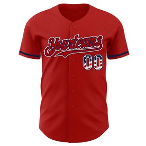 Personaliza tu Camiseta de Béisbol, Unisex, Negra y Roja, Manga Corta, Cierre de Botones, Poliéster, Ropa Deportiva de Invierno, Absorbe la Humedad - Product Image 5