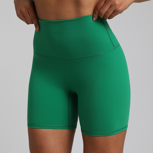 Apparel Women's Clothing <b>Shorts</b> Polyester Spandex Customized Fabric & Logo Printing Gym Fitness Yoga Wear OEM Cheap Product - Product Image 1