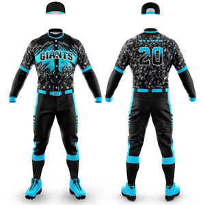 Uniforme de Béisbol Ligero y Transpirable, Pantalones de Jersey con Estampado Personalizado, Ropa Deportiva de Equipo con Servicio OEM ODM - Product Image 1