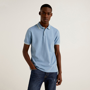 Wholesale OEM Plus Size 100% Cotton Short Sleeve Custom T-shirt Plain golf leisure Embroidered <b>Sport</b> <b>polo</b> shirts for men - Product Image 1