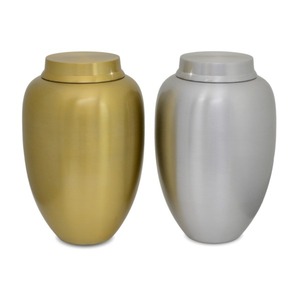2 unit aluminum sample pack lightweight aluminum urn sample set <b>memorial</b> <b>keepsake</b> cremation urn small tribute home decor - Product Image 1