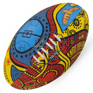 Ballon de football AFL de règles australiennes promotionnelles en matériau synthétique de haute qualité directement de l'usine au prix de gros - Product Image 2