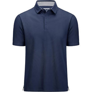 Nueva Llegada: Camisetas Polo para Hombre en Tela de Algodón Texturizado, Transpirables, Cómodas, Cuello Clásico, Estilo Casual para Verano, Venta en Línea - Product Image 1
