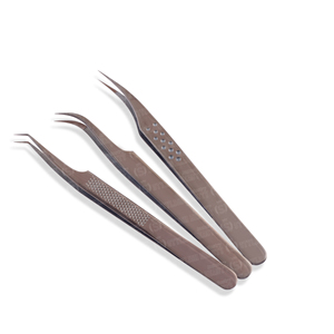 Pince à épiler professionnelle en acier inoxydable pour extensions de cils, couleur or rose, antistatique, précision, durable, qualité supérieure - Product Image 5