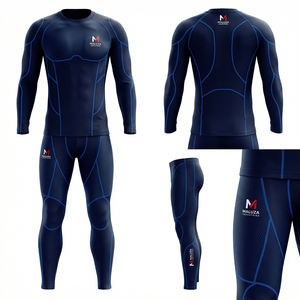 Ropa Deportiva Unisex de Compresión, Ligera, de Secado Rápido y Transpirable para Entrenamiento, Running y Gimnasio, Colección Europa Maluza - Product Image 6