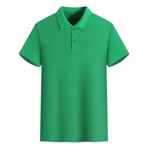 Polo en coton 180g à manches courtes, couleur unie, design fendu, décontracté, pour l'été, style workwear, prix usine Chine-Bangladesh - Product Image 4