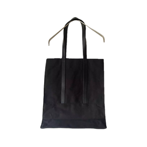 High Quality Eco-Friendly Tote Bags With Recycled Leather Handle New Fashion Printing Factory Direct Low MOQ - Product Image 3