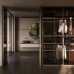 Armoire sur mesure JY Project, design européen moderne haut de gamme en MDF, RTA, penderie réglable, multifonctionnelle, pour villa - Product Image 2