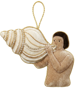 Adorno de estrella hecho a mano con cuentas y detalles intrincados que aporta un encanto festivo elegante para la decoración del árbol de Navidad y para regalos. - Product Image 6