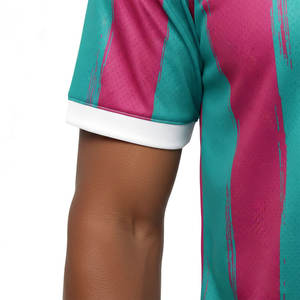 Nuevo Conjunto de Camiseta de Fútbol de Manga Corta Transpirable con Tinte Personalizado para Adultos, Uniformes Personalizados - Product Image 4