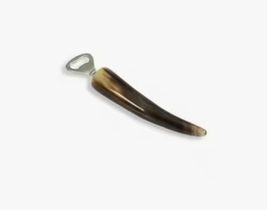 Abridor de Botellas de Cuerno Pulido a Mano con Cabeza de Acero Inoxidable, Abridor de Botellas Clásico de Cuerno de Búfalo, Accesorio Premium para Bar y Cocina - Product Image 4