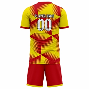 ชุดฟุตบอลแบบกำหนดเองปี 2026 ผู้ผลิตชุดแข่งขันฟุตบอล ชุดทีมขายส่ง เสื้อผ้ากีฬาแบบระบายอากาศได้ดี - Product Image 3