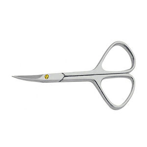 Ciseaux à ongles professionnels en acier inoxydable avec lames courbées et affûtées, manches en acier durable pour manucure, pédicure et coupe des cuticules - Product Image 1