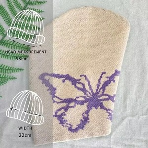 Bonnets d'hiver en tricot, bonnets tendance pour femmes, bonnets pour hommes et femmes, bonnets unisexes, vêtements décontractés jacquard - Product Image 3