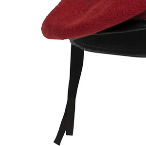 High Quality Wool <b>Flat</b> Top Beret <b>Cap</b> Unisex Golf Hat With Custom Logo Warm for Winter Comfortable Wool Beret Tactical <b>Men</b> Women - Product Image 2