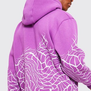 Custom Eco-Friendly 100% Cotton Casual Two-Piece Flared Sweatpants Hoodie Set Streetwear <b>Hip</b> Hop Quick Dry Breathable Tracksuit - Product Image 6