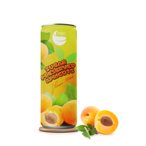 Fabricant vietnamien Sucre Conservé Naturel Abricot Jus Boîtes Mélangé Jus Boisson 330ml Boîtes Jus Emballage - Product Image 1